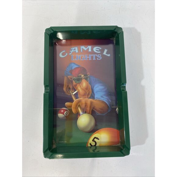 Vintage Camel Lights Joe Camel Pool Table Ashtray Design. Excellent - Picture 1 of 4